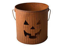 Lanterna Pumpa Rostfärgad Zink 13 x 12,5 x 12,5 cm Form Living